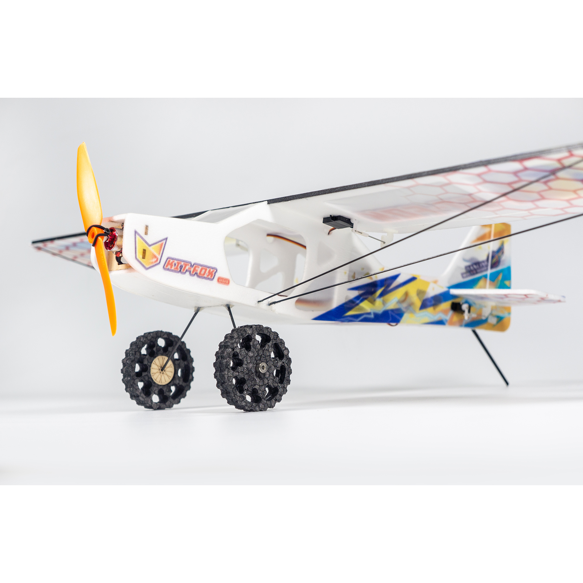 Rc Hobbies - KIT-FOX V2025 RC Airplane Kit 570mm,