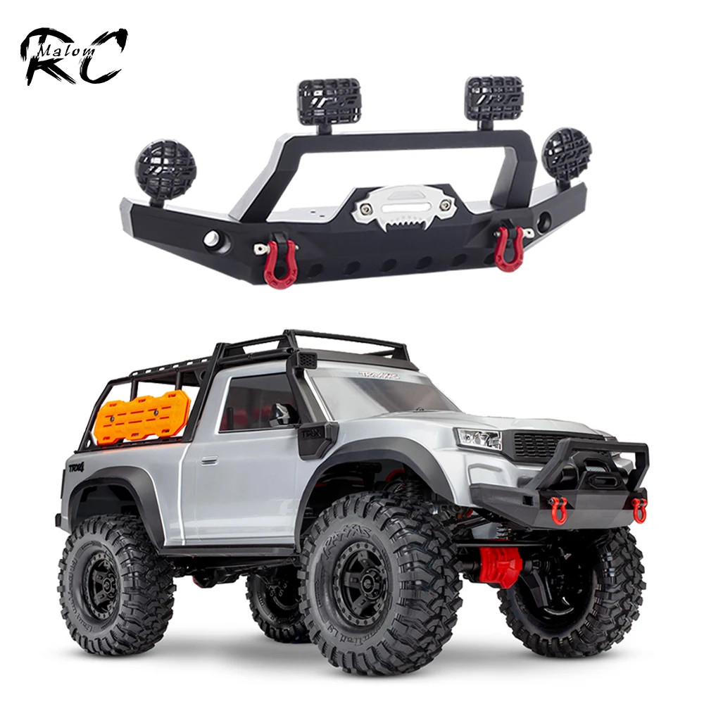 Rc Crawler 4X4 - Metal Front Bumper with LED Light