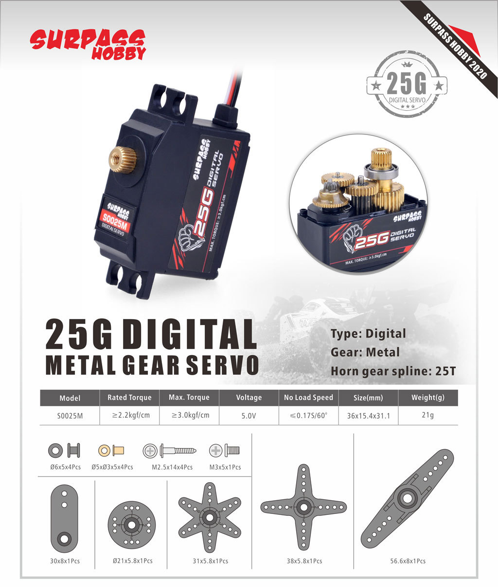 5PCS Surpass Hobby S0025M Meta - Rc Hobby Drone 리뷰 및 가격