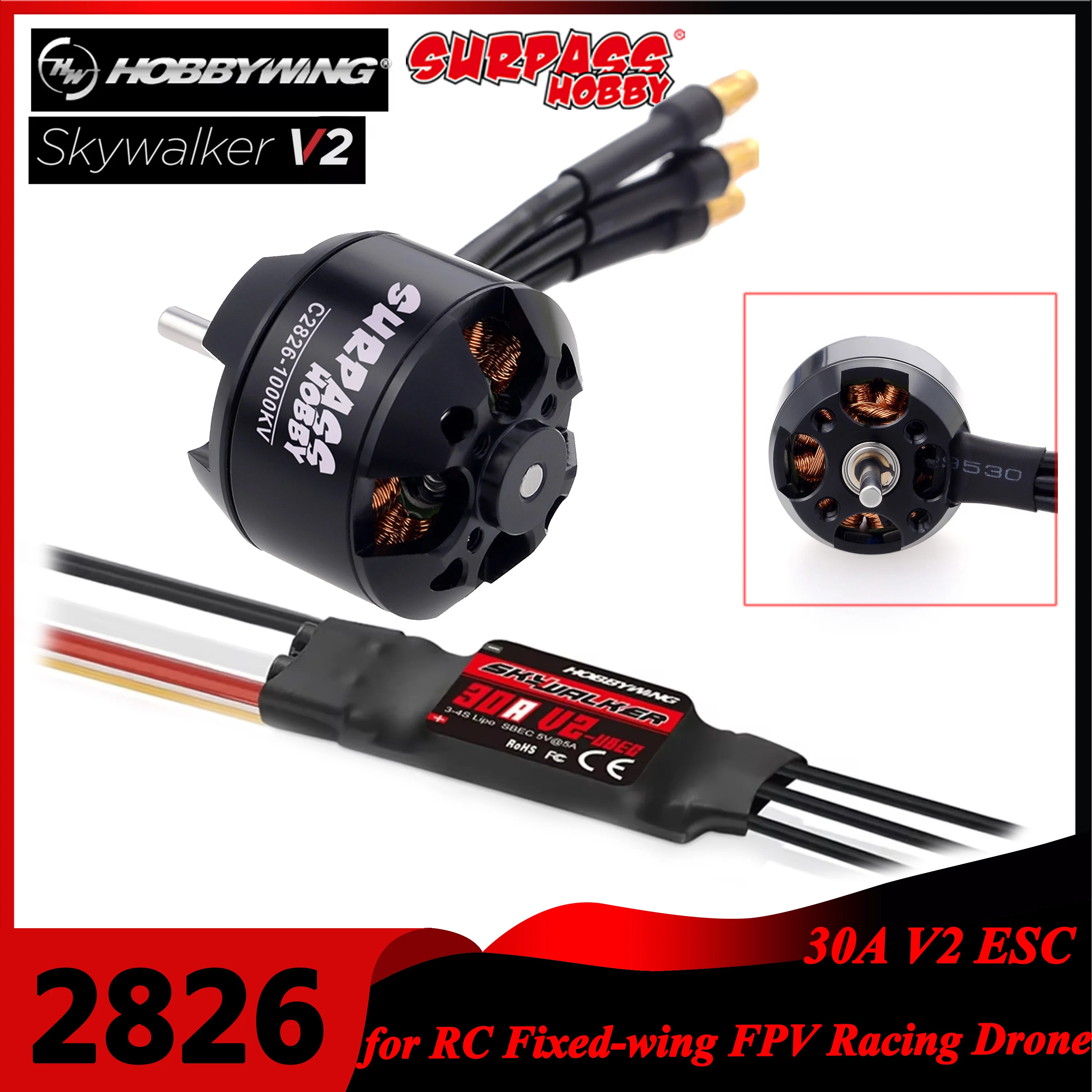 Surpass Hobby 2826 1000KV 1350 - Rc Hobby Drone 리뷰 및 가격
