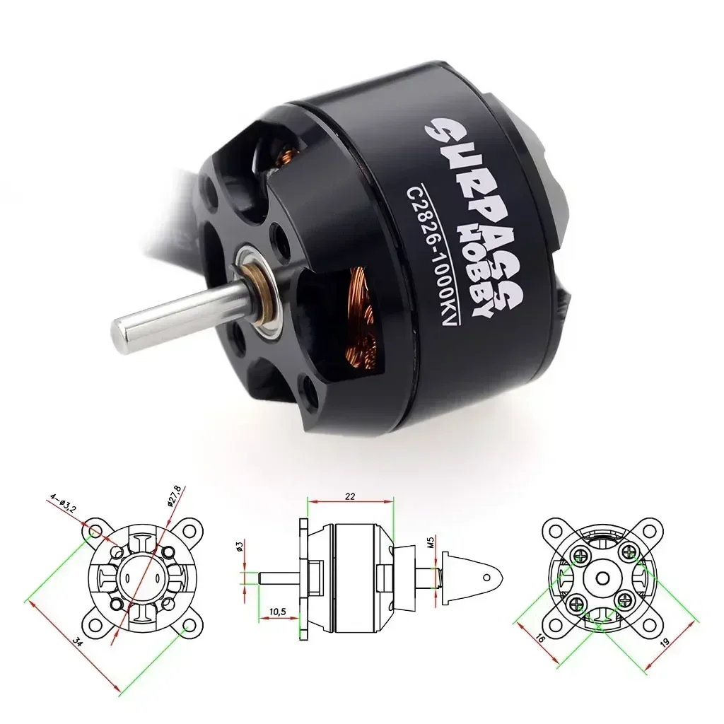 Surpass Hobby 2826 1000KV 1350 - Rc Hobby Drone 리뷰 및 가격