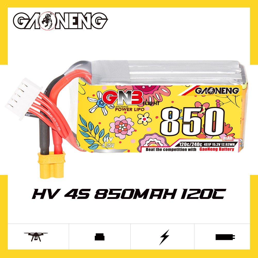 Upgraded GNB 4S 15.2V 850mAh L - Lipo Battery 4S 리뷰 및 가격