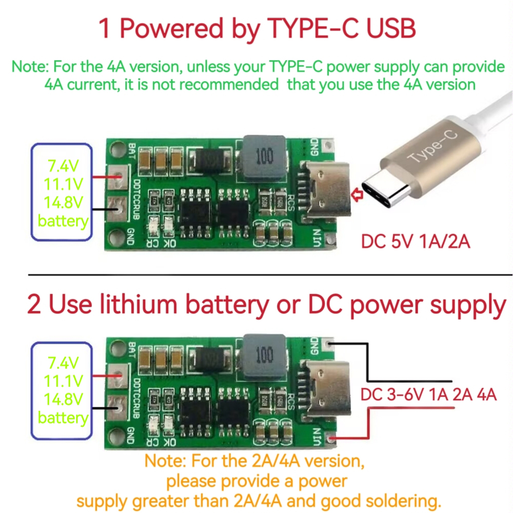 Multi-Cell 2S 3S 4S Type-C To  - Lipo Battery 4S 리뷰 및 가격