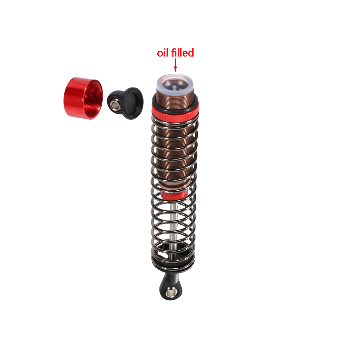 4Pcs Adjustable Oil Filled Sho - Rc Crawler 4X4 리뷰 및 가격