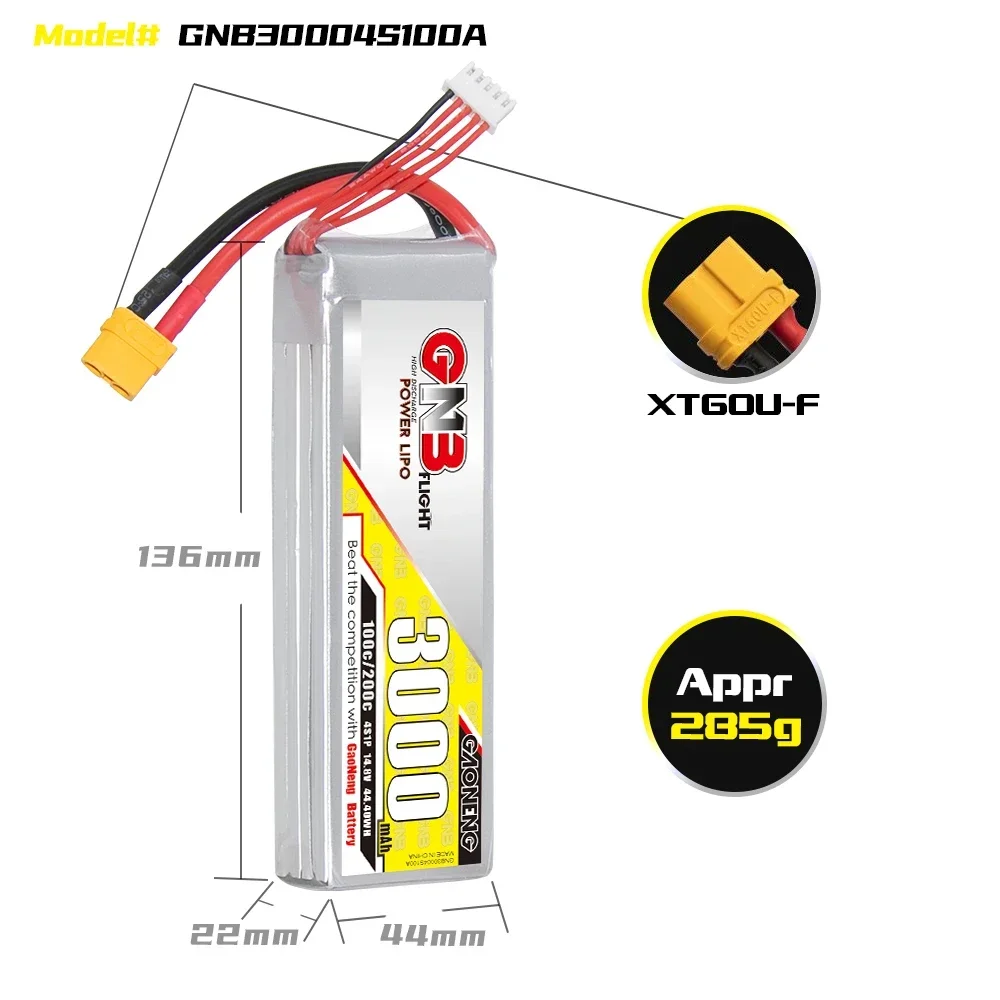 GAONENG GNB 3000mAh 4S 100C 20 - Rc Hobby Drone 리뷰 및 가격