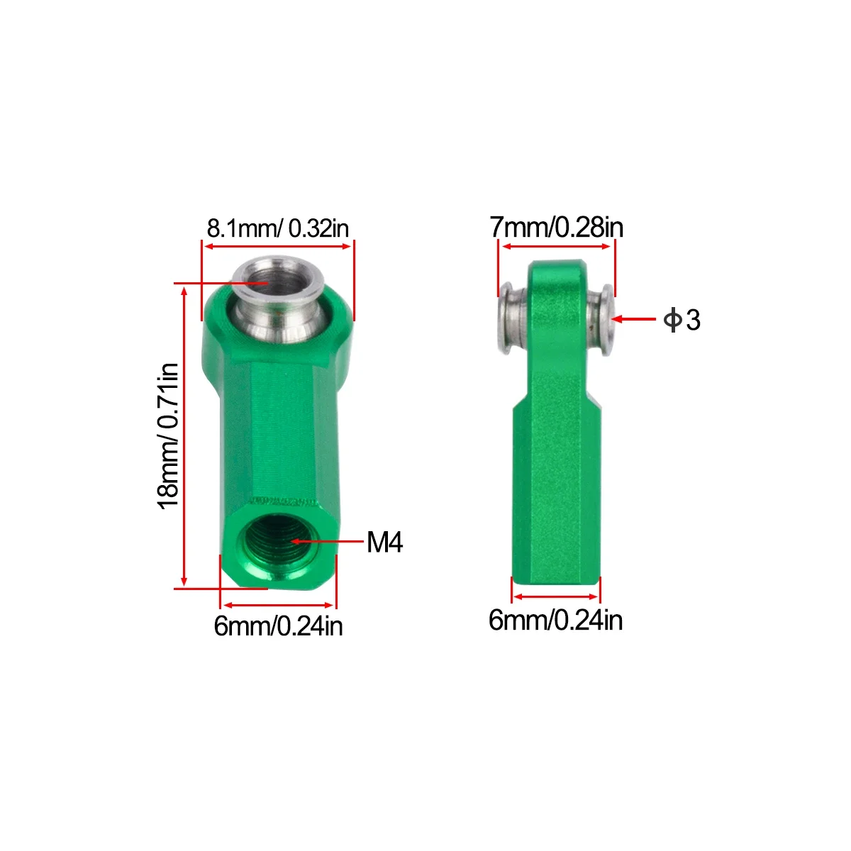 4Pcs M4 Metal Ball Head Holder - Rc Crawler 4X4 리뷰 및 가격