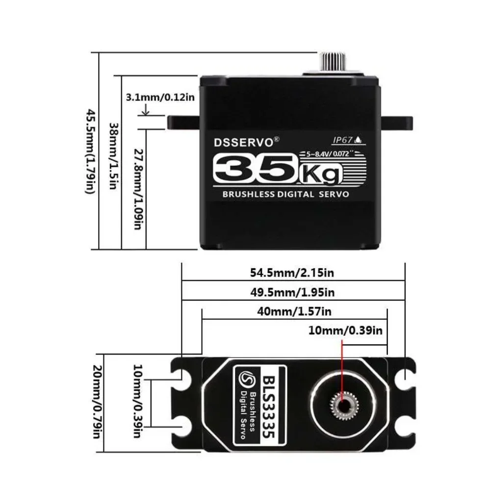 35KG BLS3335 Digital Servo Mot - Rc Hobbies 리뷰 및 가격