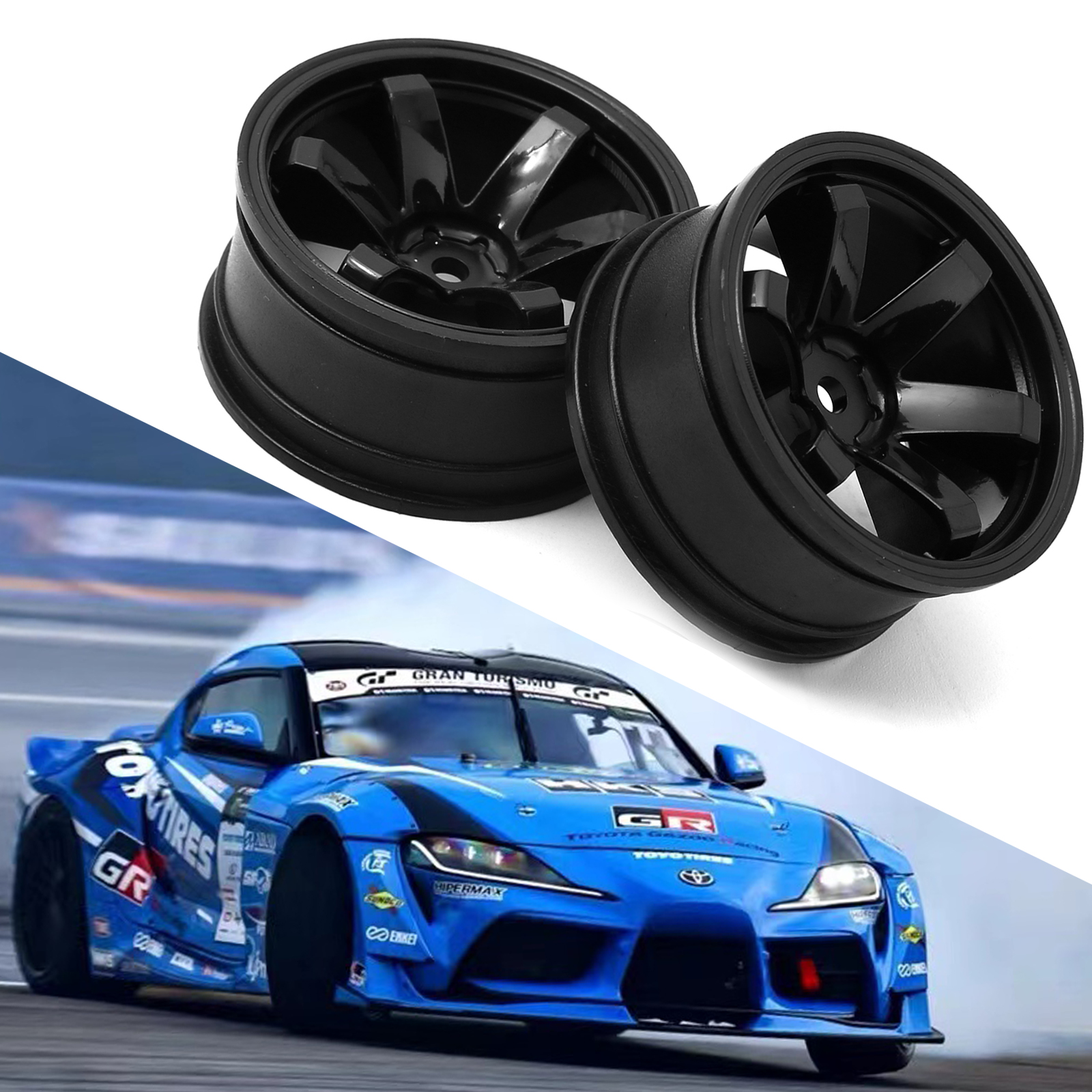 4pcs  Plastic Wheel Hub RC Rac - Rc Hobbies 리뷰 및 가격