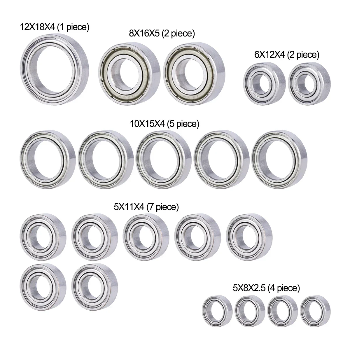 21PCS Metal Ball Bearings Kit  - Rc Crawler 4X4 리뷰 및 가격