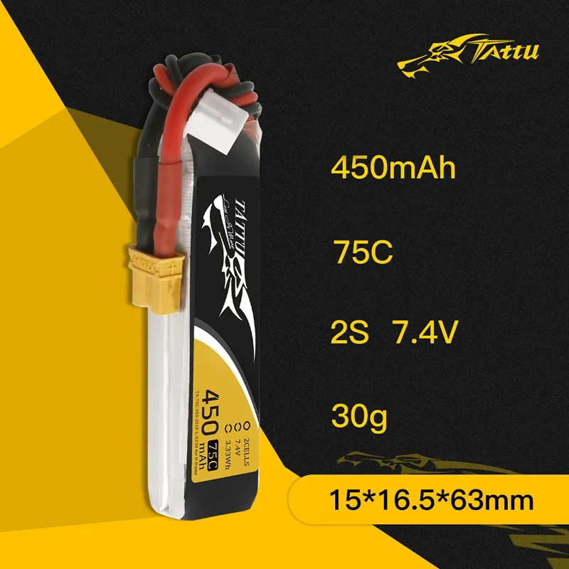 3Pcs NEW TATTU 450/500/550mAh  - Lipo Battery 4S 리뷰 및 가격