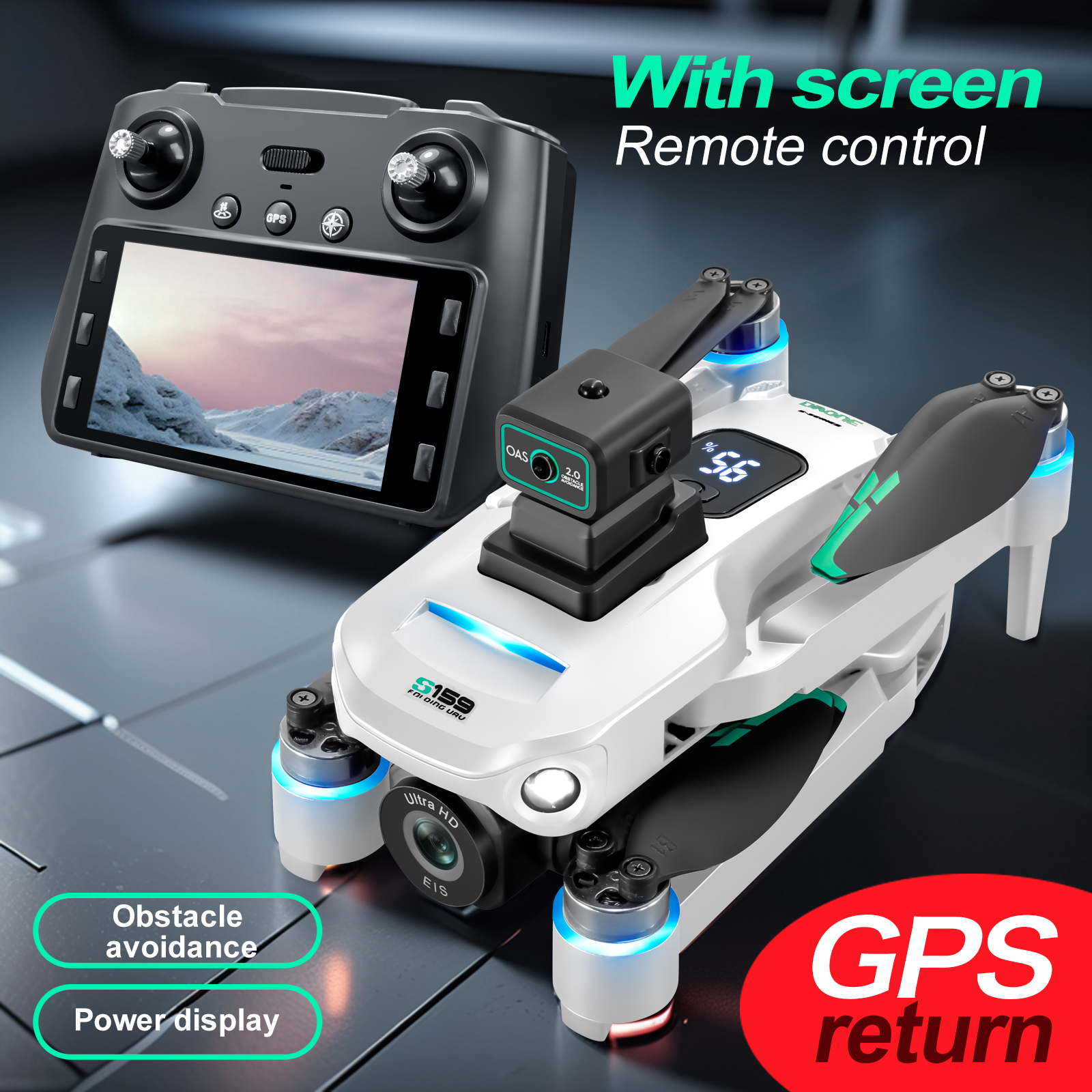 S159 GPS Drone 4K Profesional  - Rc Hobby Charger 리뷰 및 가격